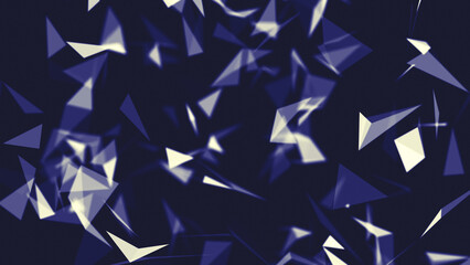 Plexus triangulation scientific futuristic high tech background	