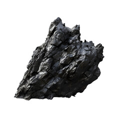 black rock on transparent background PNG image