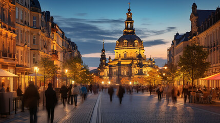 Dresden Germany. - obrazy, fototapety, plakaty