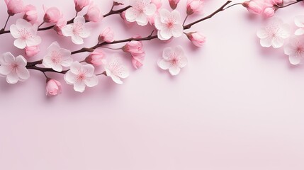 Fototapeta na wymiar Pink Background, pastel, pink on a white, pastel texture Background, Generative AI