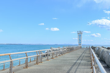 大磯港西堤防,神奈川県中郡大磯町,灯台