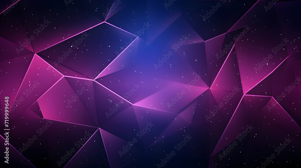 Poster abstract geometric background with triangles.digital technology banner