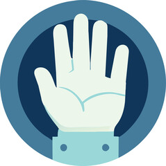 Obraz premium the fastest hand, icon