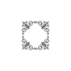 vector square Islamic ornament background