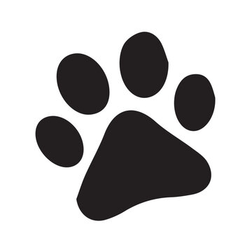 Dog Puppy Pow vector illustration icon