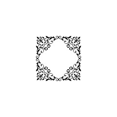 vector square Islamic ornament background