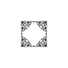 vector square Islamic ornament background