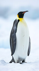 Obraz premium Emperor penguin, highly professional photo, style of nature magazine, nature background,