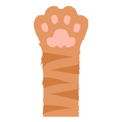 Cute Cat Paw Element