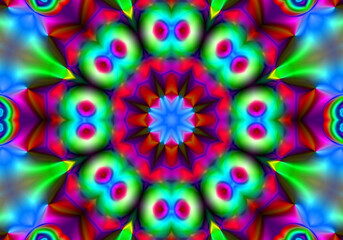 Fototapeta na wymiar psychedelic background. bright colorful patterns. Abstract kaleidoscope pattern. pattern for design.