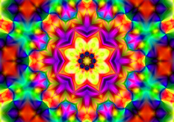 Fototapeta na wymiar psychedelic background. bright colorful patterns. Abstract kaleidoscope pattern. pattern for design.