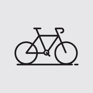 bycycle icon free vector design