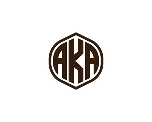 AKA Logo design vector template