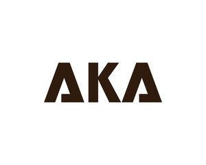 AKA Logo design vector template