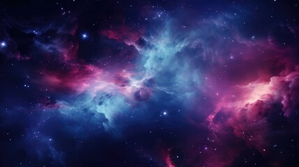 Fototapeta premium Celestial Aspects in Abstract Space Nebula