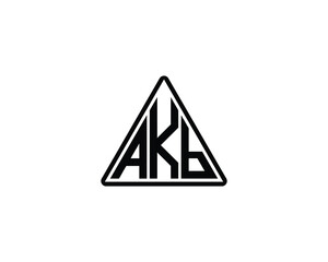 AKB logo design vector template