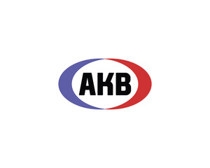 AKB logo design vector template