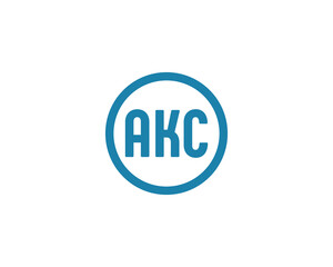 AKC Logo design vector template