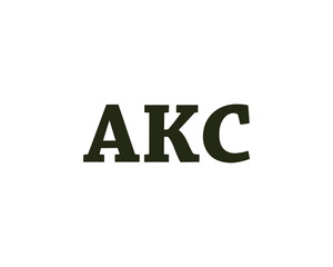 AKC Logo design vector template