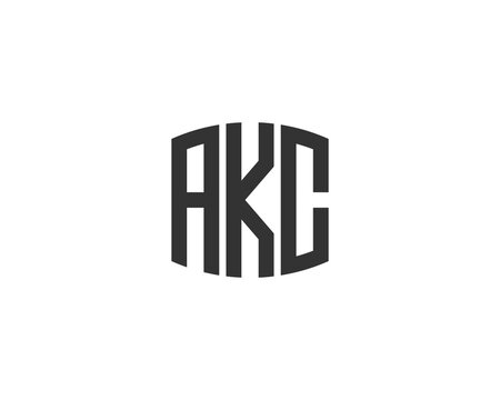 AKC Logo design vector template