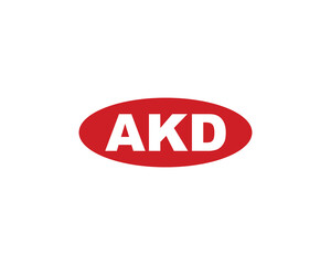 AKD logo design vector template