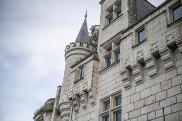 Fototapeta na wymiar medieval gothic castle