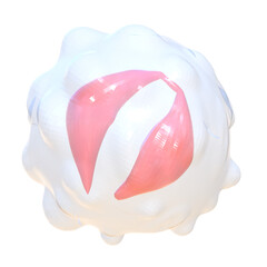 3D Lymphocyte Cell | Human Immune Response White Blood Cell