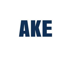 AKE logo design vector template