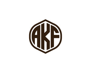 AKF logo design vector template