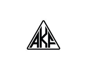 AKF logo design vector template