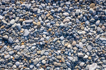 sea pebbles as a background