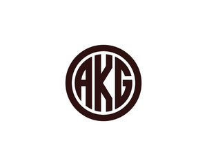 AKG Logo design vector template