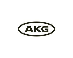 AKG Logo design vector template