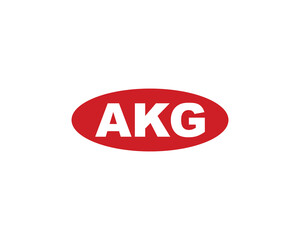 AKG Logo design vector template