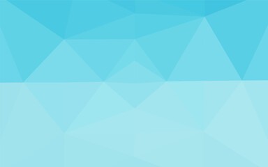 Light BLUE vector blurry triangle pattern. Colorful illustration in abstract style with gradient. The best triangular design for your business.