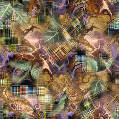 abstract digital background seamless pattern on textrues background 