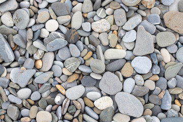 sea pebbles as a background