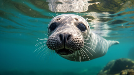 A cute seal off Southern Californias Channel Islands