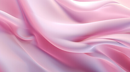 abstract background with delicate pink wave. 3d render 