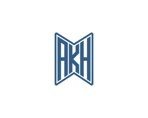 Deurstickers AKH Logo design vector template © xcoolee