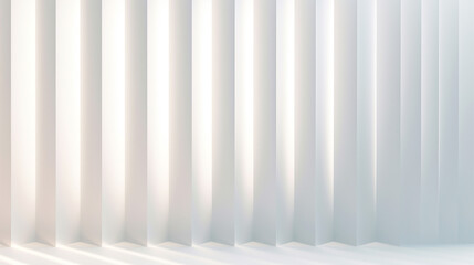 abstract minimalist background. Window blinds, bright light goes through vertical slots. 3d render, 