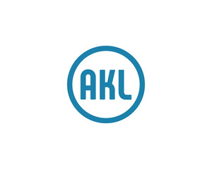 AKL logo design vector template