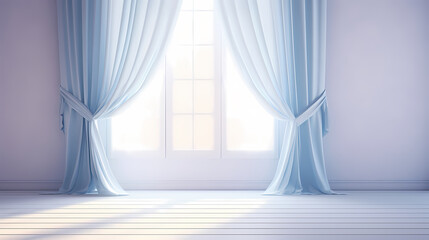 Empty room background, simple style interior design