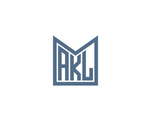 AKL logo design vector template