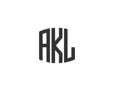 AKL logo design vector template