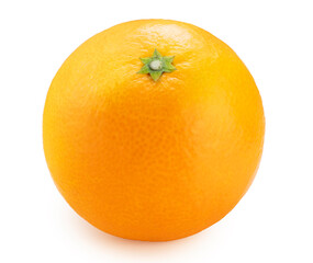 Fresh Orange fruit on white background. Japanese Ehime Orange isolate on white with clipping path.