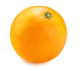 Fresh Orange fruit on white background. Japanese Ehime Orange isolate on white with clipping path.