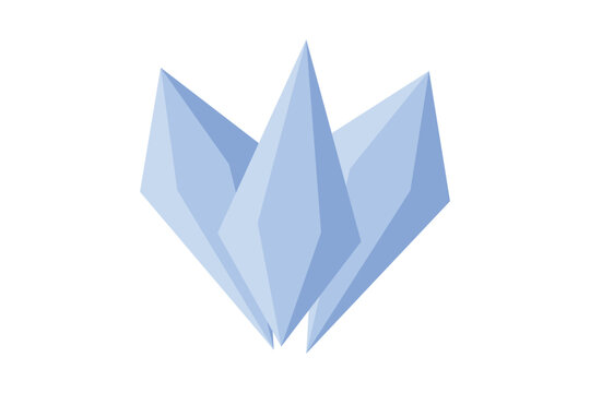 Blue Crystal Fortune Sticker Design