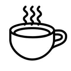 cup of coffee with steam