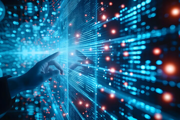 abstract blue background